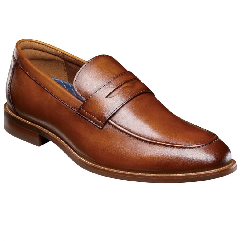 Burnished Dark Brown Leather Oxford Shoes or Penny Loafers